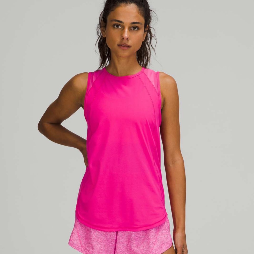 Lululemon Sculpt Tank - Sonic Pink - Sz 2